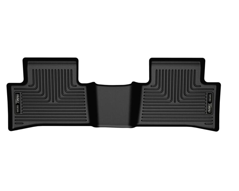 Toyota Corolla Cross Floor Mats - Rear - Husky Liners - X-act Contour - Black - `22-`27